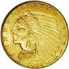 Image 1 : 1914-D $2 1/2 MS64 PCGS. Not only is this scarcer Indi 1914-D[$2 1/2] MS64 PCGS.