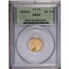 Image 1 : 1925-D $2 1/2 MS64 PCGS. A lovely honey-gold type coin 1925-D[$2 1/2] MS64 PCGS.