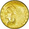 Image 1 : 1925-D $2 1/2 MS66 PCGS. Variegated swirls of mint-gre 1925-D[$2 1/2] MS66 PCGS.