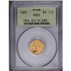 Image 1 : 1928 $2 1/2 MS63 PCGS. This satiny apricot and lime go 1928[$2 1/2] MS63 PCGS.