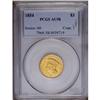 Image 1 : 1854 $3 AU58 PCGS. This is a wonderful example of the 1854[$3] AU58 PCGS.