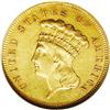 Image 1 : 1857-S $3 AU58 NGC. The 1857-S has a tendency to be an 1857-S[$3] AU58 NGC.