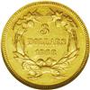 Image 2 : 1868 $3 AU58 NGC. The 1868 three dollar, sporting a bu 1868[$3] AU58 NGC.