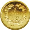Image 2 : 1879 $3 MS65 S Prooflike NGC. The brilliant, luscious 1879[$3] MS65 [img border='0' src='http://www.