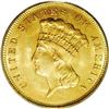 Image 1 : 1880 $3 MS65 PCGS. Produced to the extent of only 1,00 1880[$3] MS65 PCGS.