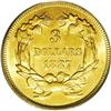 Image 2 : 1887 $3 MS63 PCGS. Although its mintage of 6,000 piece 1887[$3] MS63 PCGS.