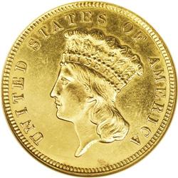 1888 $3 --Cleaned--ANACS. MS60 Details. Sharply detaile 1888[$3]--Cleaned--ANACS. MS60 Details.