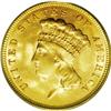 Image 1 : 1889 $3 MS66 PCGS. Long before the denomination was di 1889[$3] MS66 PCGS.