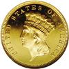 Image 1 : 1887 $3 PR66 S Ultra Cameo NGC. The proof mintage for 1887[$3] PR66 [img border='0' src='http://www.