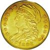 Image 1 : 1808 $5 MS60 PCGS. Close 5D. Breen-6456, B. 4-A, Mille 1808[$5] MS60 PCGS.