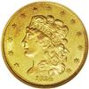 Image 1 : 1834 $5 Plain 4 MS61 NGC. Second Head, Breen-6502, McC 1834[$5] Plain 4 MS61 NGC.