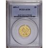 Image 3 : 1851-C $5 AU55 PCGS. Variety 16-G. Easily distinguishe 1851-C[$5] AU55 PCGS.