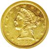 Image 1 : 1853-D $5 Large D MS61 NGC. Variety 29-T. One of four 1853-D[$5] Large D MS61 NGC.