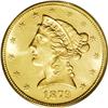 Image 1 : 1879 $5 MS64 PCGS. This is an extremely important oppo 1879[$5] MS64 PCGS.