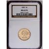 Image 1 : 1885 $5 MS63 Prooflike NGC. Fully struck with deeply m 1885[$5] MS63 Prooflike NGC.