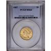 Image 1 : 1907 $5 MS64 PCGS. Well struck and highly lustrous, wi 1907[$5] MS64 PCGS.