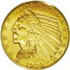 Image 1 : 1908 $5 MS65 PCGS. First year of issue for the Bela Ly 1908[$5] MS65 PCGS.