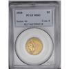 Image 1 : 1910 $5 MS62 PCGS. The pretty amber-gold surfaces are 1910[$5] MS62 PCGS.