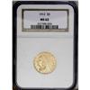 Image 1 : 1912 $5 MS62 NGC. Satiny luster and pleasing color gra 1912[$5] MS62 NGC.