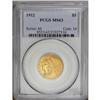 Image 3 : 1912 $5 MS63 PCGS. This is a boldly impressed specimen 1912[$5] MS63 PCGS.