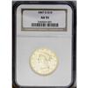 Image 1 : 1847-O $10 AU55 NGC. Breen-6881. The base of the 1 in 1847-O[$10] AU55 NGC.