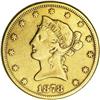 Image 1 : 1878-CC $10 XF40 ANACS. Variety 1-A, the only known va 1878-CC[$10] XF40 ANACS.