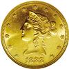 Image 1 : 1888 $10 MS62 NGC. Well defined and a trifle bright in 1888[$10] MS62 NGC.