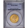 Image 3 : 1891-CC $10 MS62 PCGS. Double Punched CC, Breen-7035. 1891-CC[$10] MS62 PCGS.