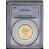 Image 1 : 1893 $10 MS63 PCGS. The prooflike fields on this coin 1893[$10] MS63 PCGS.