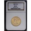 Image 1 : 1895 $10 MS63 NGC. A frosty Mint State example with hi 1895[$10] MS63 NGC.