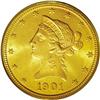 Image 1 : 1901 $10 MS64 PCGS. The 1901 ten dollar is easily obta 1901[$10] MS64 PCGS.