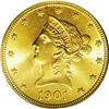 Image 1 : 1901 $10 MS65 PCGS. With a mintage exceeding 1.7 milli 1901[$10] MS65 PCGS.