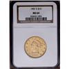 Image 1 : 1901-S $10 MS64 NGC. Breen-7075. The base of the 19 in 1901-S[$10] MS64 NGC.