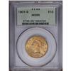Image 3 : 1901-S $10 MS65 PCGS. The details are typically razor 1901-S[$10] MS65 PCGS.