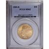Image 1 : 1909-D $10 MS62 PCGS. The finely granular, matte-like 1909-D[$10] MS62 PCGS.