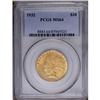 Image 1 : 1932 $10 MS64 PCGS. A shimmering green-gold near-Gem f 1932[$10] MS64 PCGS.