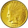 Image 1 : 1932 $10 MS64 PCGS. A lovely near-Gem example with abu 1932[$10] MS64 PCGS.