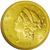 Image 1 : 1851 $20 MS63 NGC. This is a stunning green-gold examp 1851[$20] MS63 NGC.