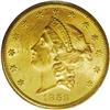 Image 1 : 1859-S $20 MS62 PCGS. Only one better example of this 1859-S[$20] MS62 PCGS.