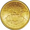 Image 2 : 1873 $20 Open 3 MS62 PCGS. Sharply struck with potent 1873[$20] Open 3 MS62 PCGS.