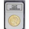 Image 1 : 1874-S $20 AU58 NGC. Lustrous and well struck, with br 1874-S[$20] AU58 NGC.