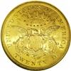 Image 2 : 1876-S $20 MS63 NGC. Final year of the Type Two design 1876-S[$20] MS63 NGC.