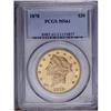 Image 1 : 1878 $20 MS61 PCGS. Cartwheel luster is complete, alth 1878[$20] MS61 PCGS.