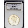 Image 3 : 1878-CC $20 MS60 Prooflike NGC. Variety 2-A. While Dou 1878-CC[$20] MS60 Prooflike NGC.