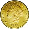 Image 1 : 1883-CC $20 AU58 ANACS. One of the more common Carson 1883-CC[$20] AU58 ANACS.