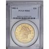 Image 1 : 1883-S $20 MS61 PCGS. This is a pleasing Mint State ex 1883-S[$20] MS61 PCGS.