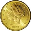 Image 1 : 1892-S $20 MS63 PCGS. The design elements are sharply 1892-S[$20] MS63 PCGS.