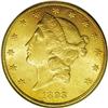 Image 1 : 1893-CC $20 MS61 PCGS. Far less abraded than is normal 1893-CC[$20] MS61 PCGS.
