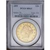 Image 1 : 1895 $20 MS63 PCGS. Well struck with shimmering luster 1895[$20] MS63 PCGS.
