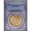 Image 1 : 1899 $20 MS64 PCGS. A lustrous olive-gold representati 1899[$20] MS64 PCGS.